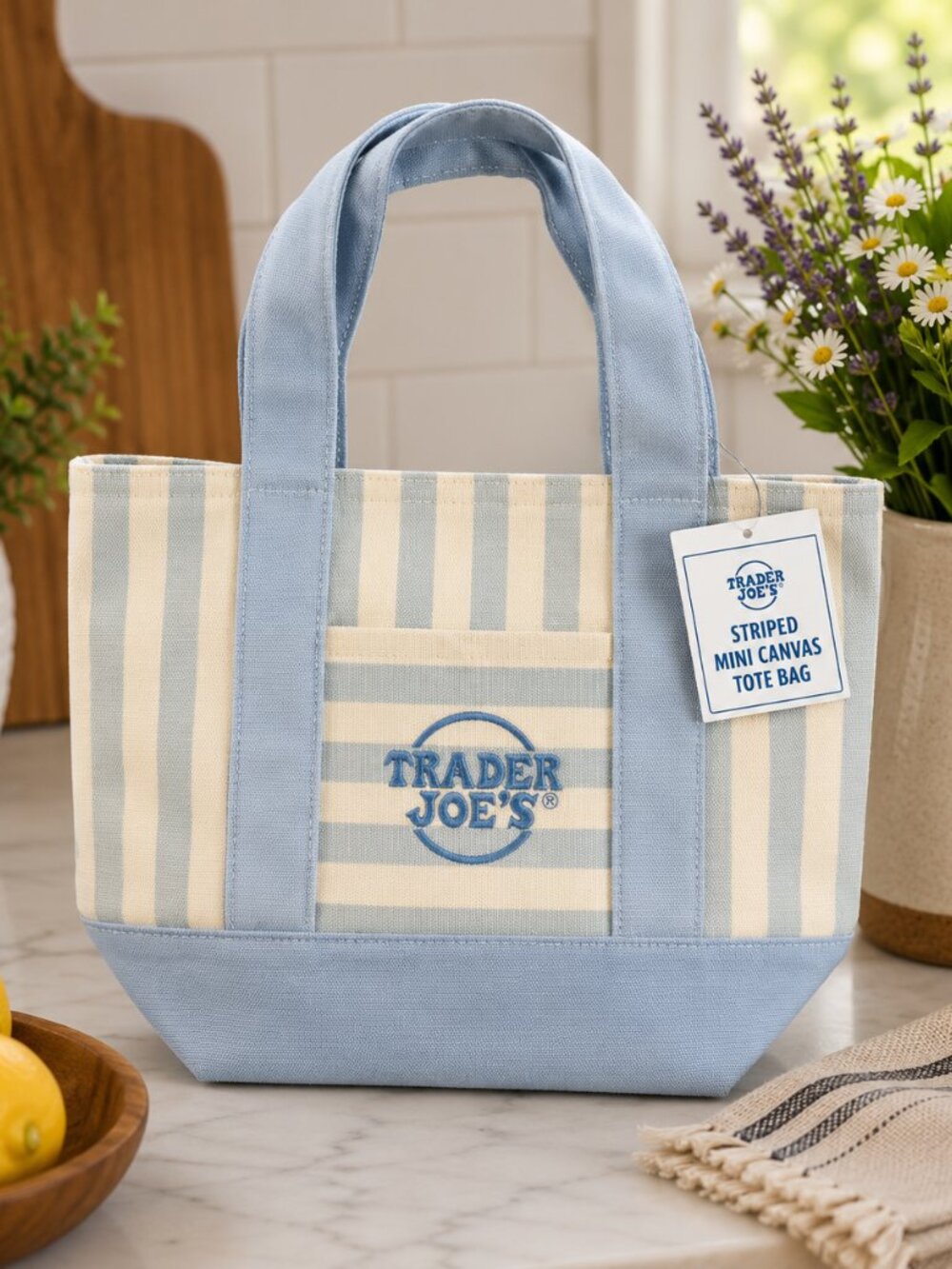 Trader Joe’s Mini Canvas Tote - spring 2026